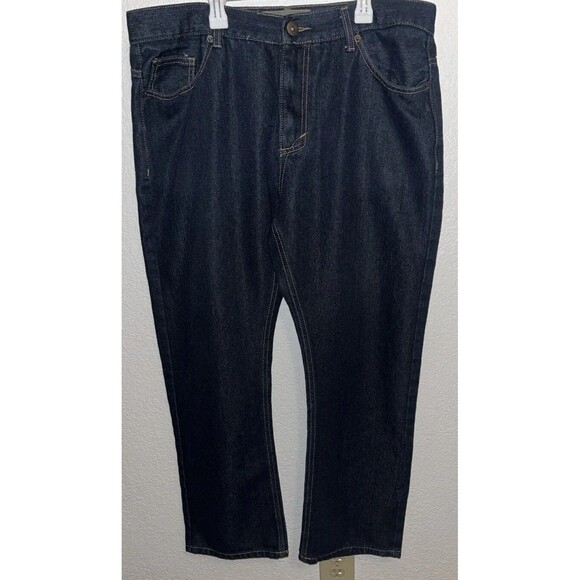 Vintage Genes 1891 Jeans Slim Straight Stretch Men Size Big & Tall 38x32 - Picture 1 of 12
